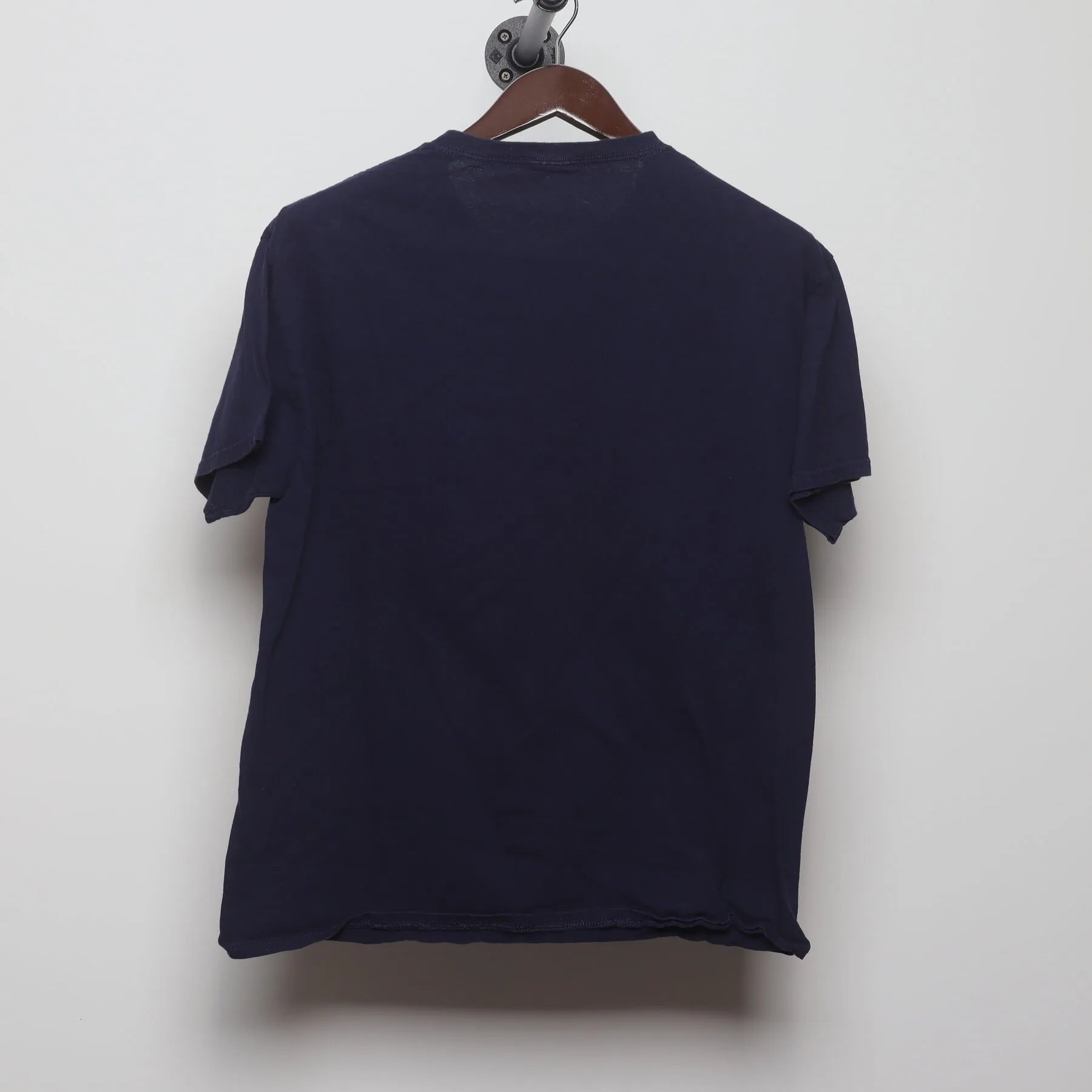 Back view of Vintage Y2K Celebrate! Patriotic "Cat Riding Rocket Pop" T-Shirt - M