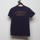 Front view of Vintage 1980s Good Day "A Good Day For A Good Day" T-Shirt - S