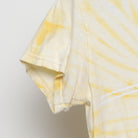 Close-up of the Left sleeve on the Vintage Y2K Santa Cruz Skateboards "Classic Dot Logo" Tie-Dye T-Shirt - S