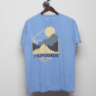 Front view of Vintage 1980s Sonoma "Explore" T-Shirt - L