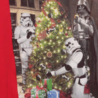Close-up of the main graphic on the Vintage Y2K Star Wars "Darth Vader Christmas Tree" T-Shirt - L