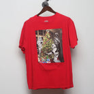 Front view of Vintage Y2K Star Wars "Darth Vader Christmas Tree" T-Shirt - L
