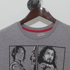 Close-up of the collar and tag on the Vintage 2010s Star Wars "Rogue One Cast" T-Shirt - M