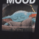 Close-up of the main graphic on the Vintage 2020s Star Wars "Grogu Mood" T-Shirt - M