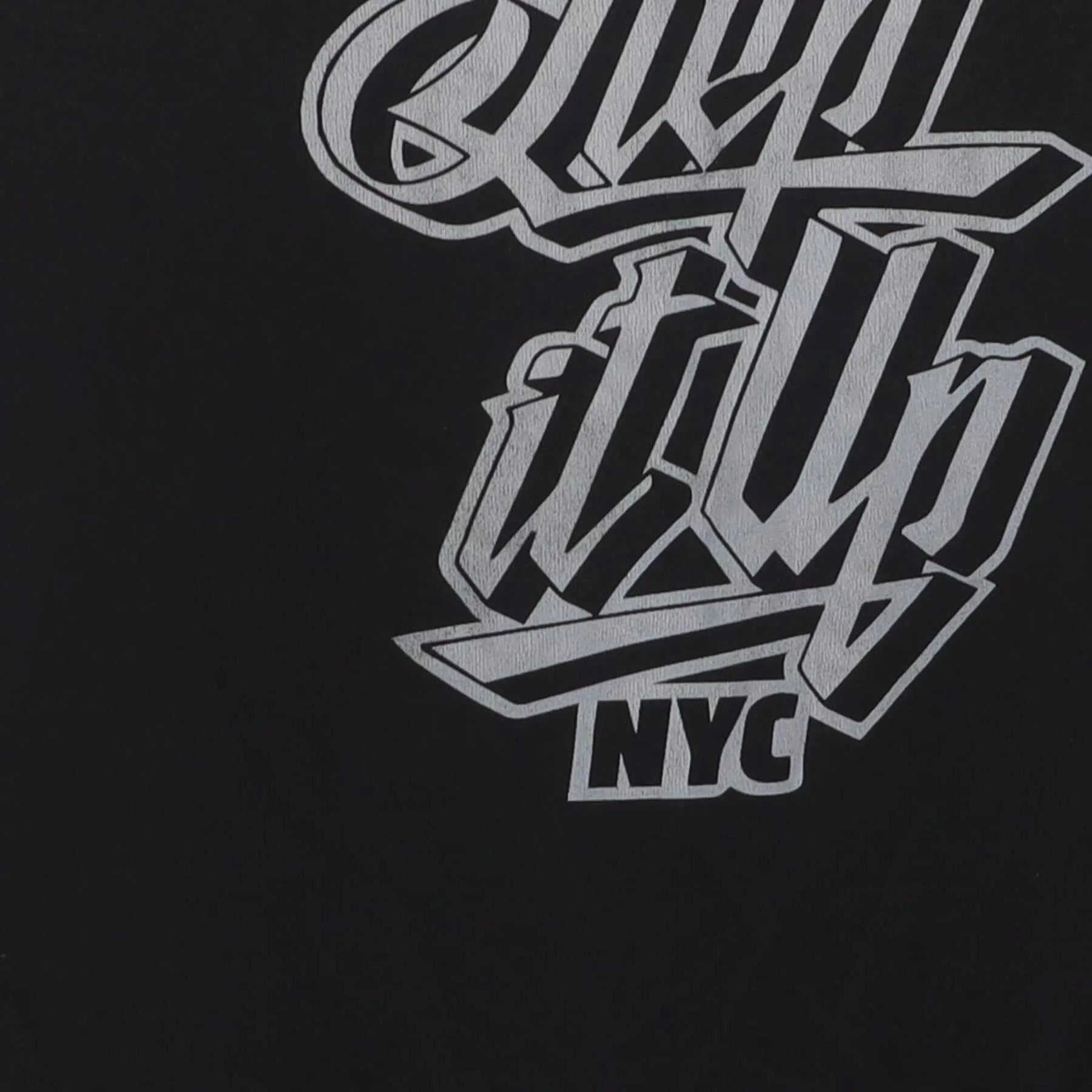 Close-up of the main graphic on the Vintage Y2K NYC DYCD "Step It Up" T-Shirt - M