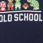 Close-up of the main graphic on the Vintage Y2K Super Mario Bros. "Kickin It Old School" T-Shirt - S