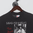 Close-up of the collar and tag on the Vintage 1980s Dead Kennedys "Too Drunk To Fuck" T-Shirt - S