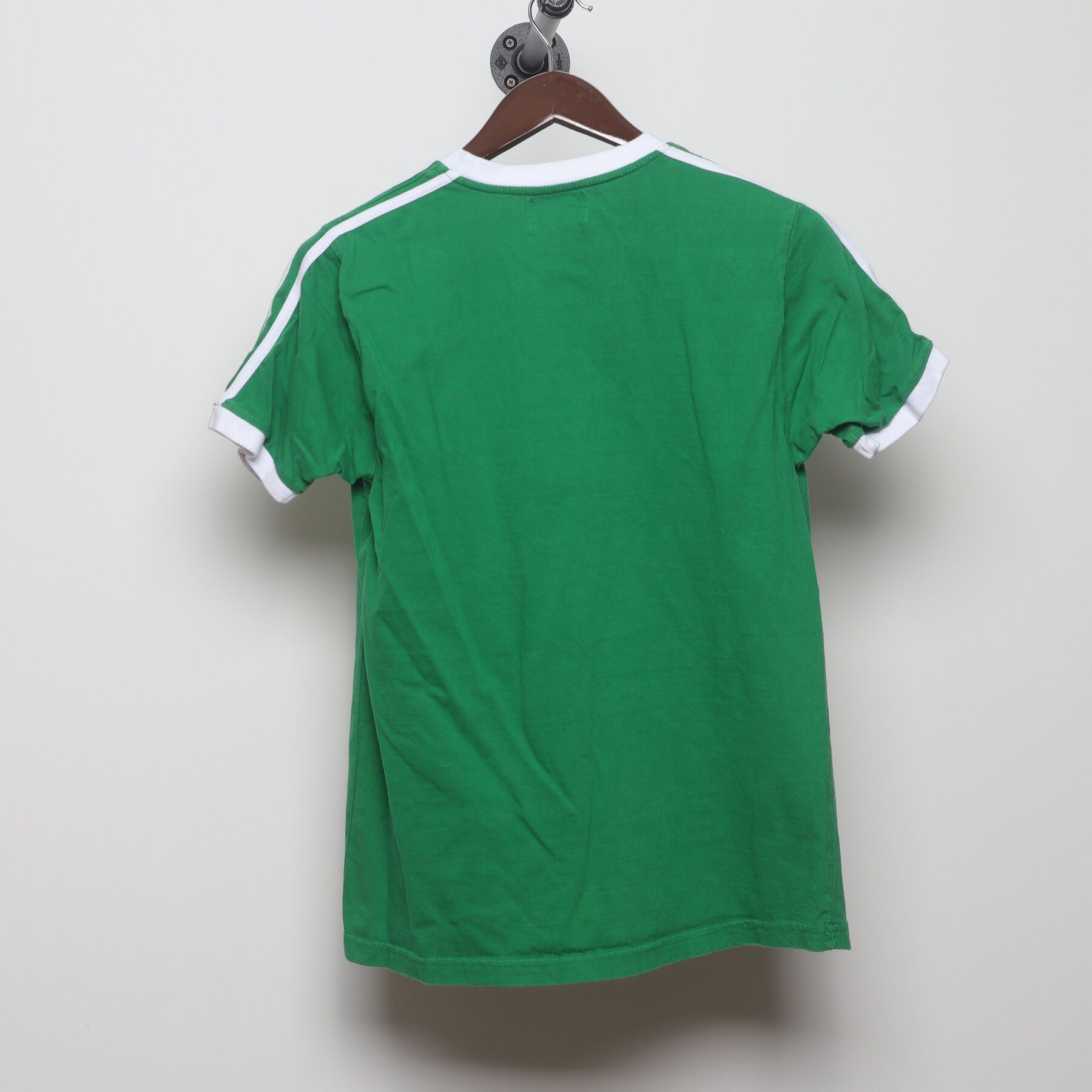 Back view of Vintage 1980s FAI Ireland "Soccer Ringer" T-Shirt - S