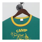 Close-up of the collar and tag on the Vintage 1980s-Style Camp Know Where "'85 Science Camp" T-Shirt - S
