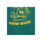 Close-up of the main graphic on the Vintage 1980s-Style Camp Know Where "'85 Science Camp" T-Shirt - S