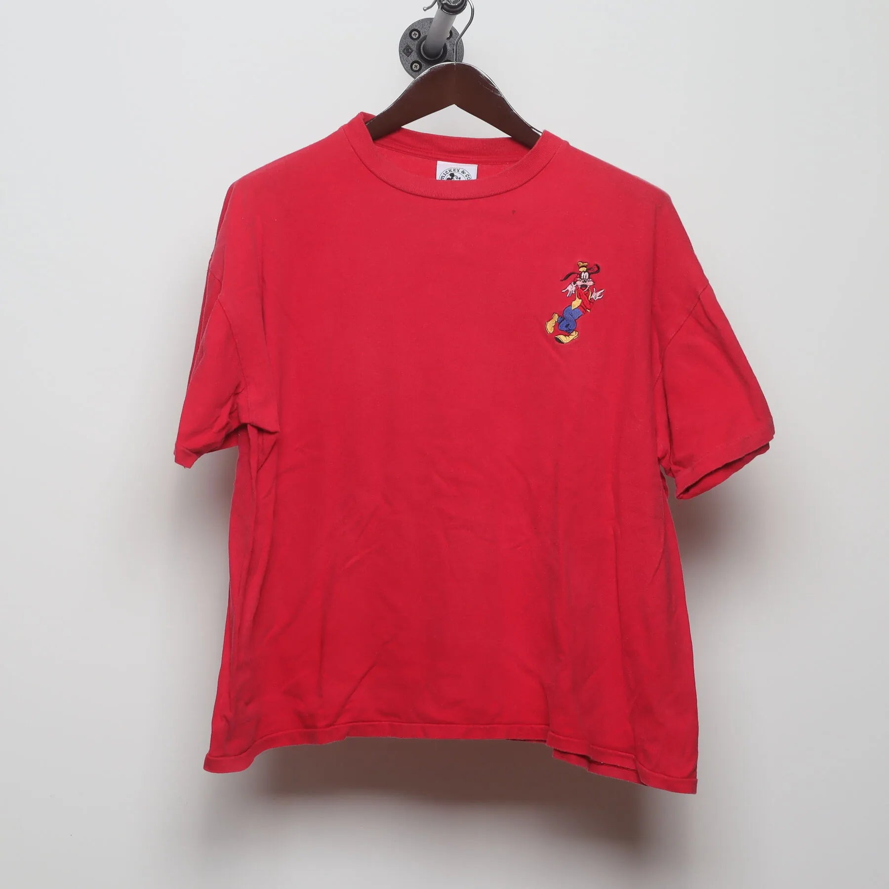 Front view of Vintage 1990s Disney "Cowboy Goofy" T-Shirt - XL