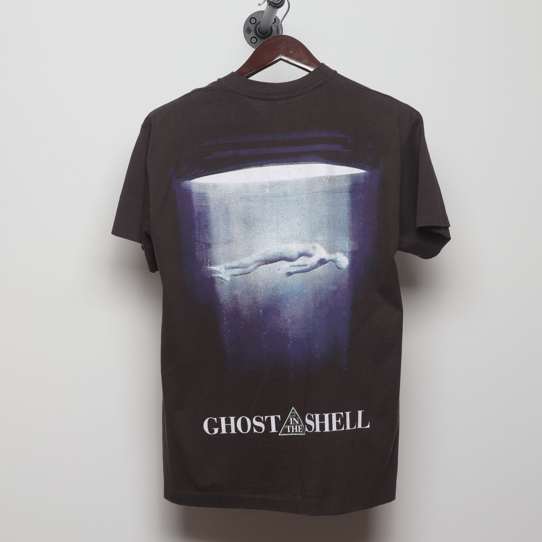 Back view of Vintage 1990s Ghost in the Shell "1995 Movie Promo" T-Shirt - L