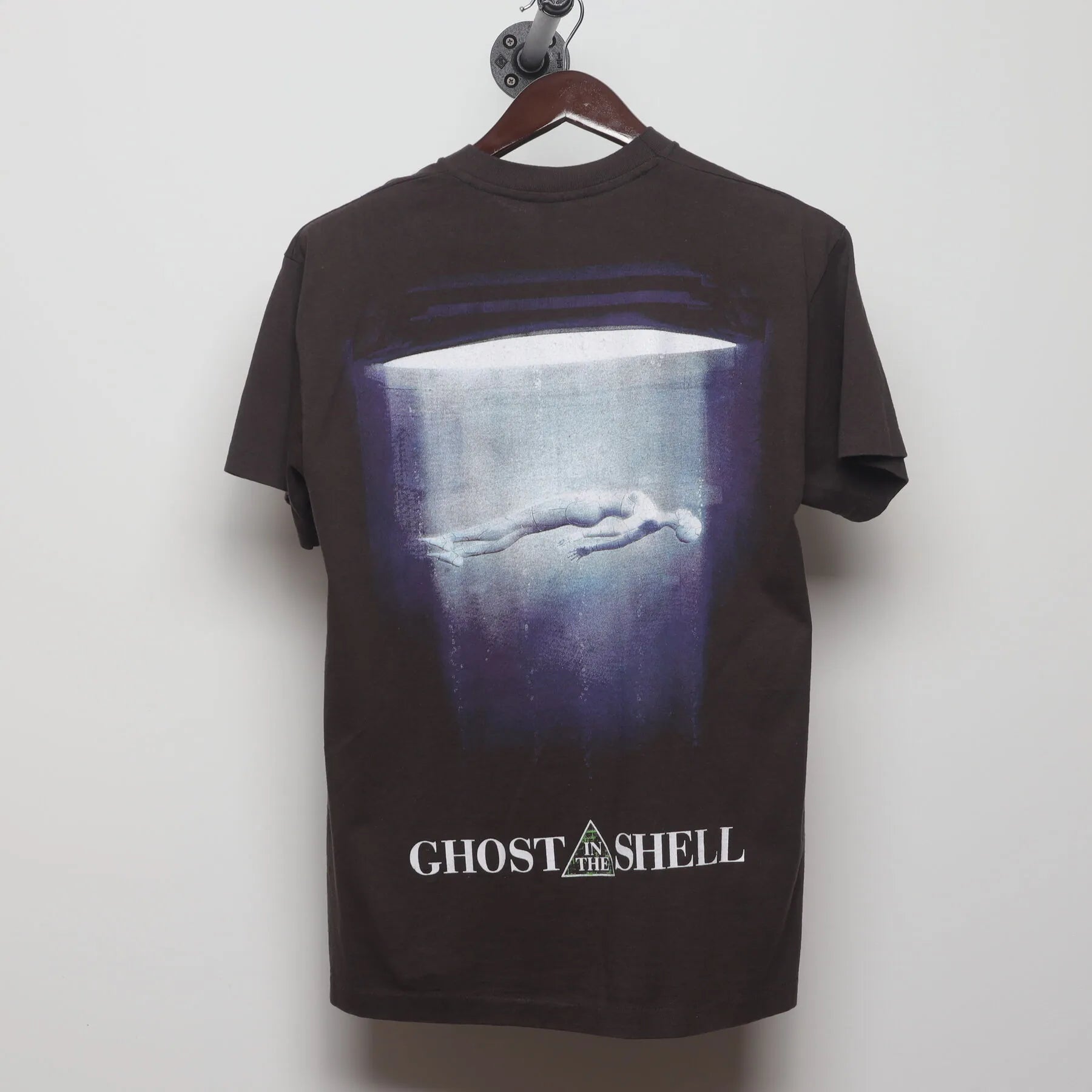 Back view of Vintage 1990s Ghost in the Shell "1995 Movie Promo" T-Shirt - L