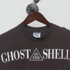 Close-up of the collar and tag on the Vintage 1990s Ghost in the Shell "1995 Movie Promo" T-Shirt - L