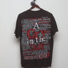 Back view of Vintage 1990s Kurt Cobain "A Cry in the Dark" Memorial T-Shirt - XL