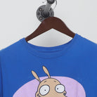 Close-up of the collar and tag on the Vintage 1990s Nickelodeon "Rocko and Spunky" T-Shirt - L