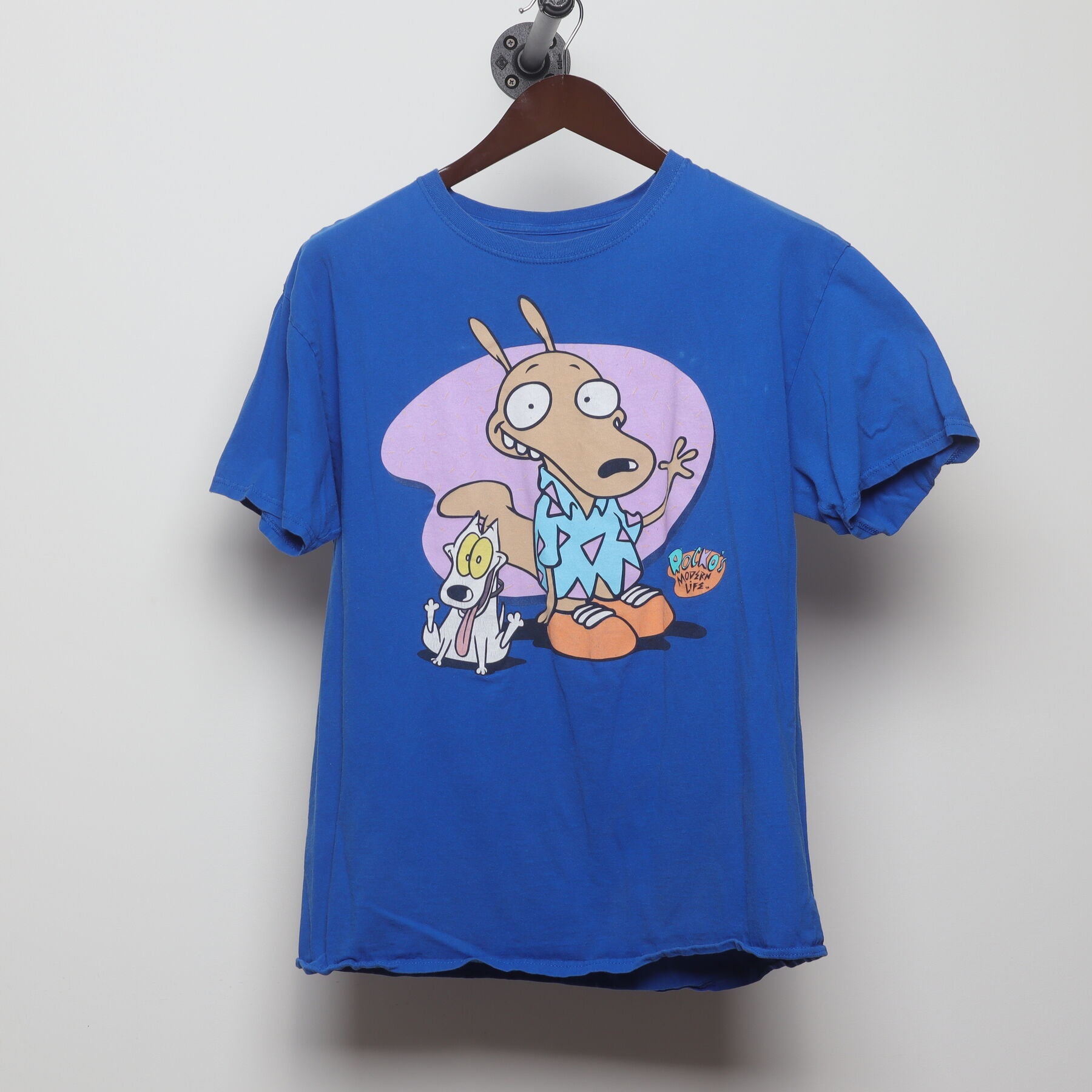 Front view of Vintage 1990s Nickelodeon "Rocko and Spunky" T-Shirt - L