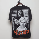 Back view of Vintage 1990s Nirvana "Angst" T-Shirt - XL