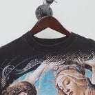 Close-up of the collar and tag on the Vintage 1990s Nirvana "Angst" T-Shirt - XL