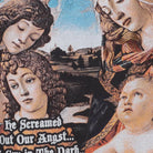 Close-up of the main graphic on the Vintage 1990s Nirvana "Angst" T-Shirt - XL