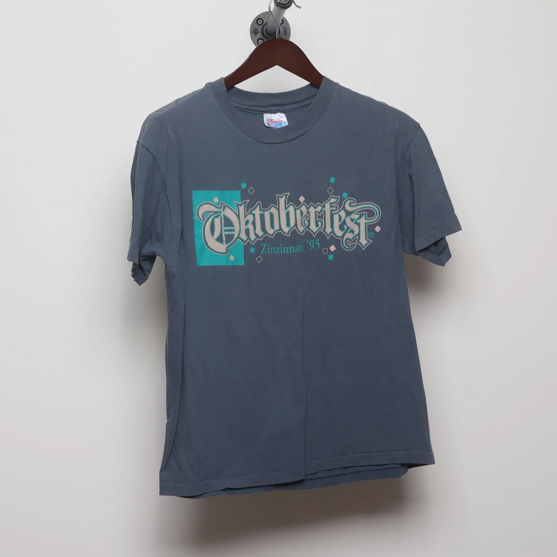 Front view of Vintage 1990s Oktoberfest Zinzinnati "'95" T-Shirt - M