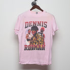 Front view of Vintage 1990s Style Dennis Rodman "The Worm" Bootleg T-Shirt - M