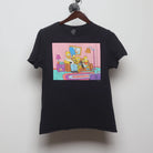 Front view of Vintage 1990s The Simpsons "Couch Gag" T-Shirt - S
