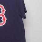 Close-up of the sleeve on the Vintage 2000s Boston Red Sox Graphic T-Shirt L