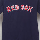 Close-up of the main graphic on the Vintage 2000s Boston Red Sox Pokey Reese #3 T-Shirt S