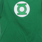 Close-up of the main graphic on the Vintage 2000s DC Comics Green Lantern Logo T-Shirt M
