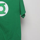 Close-up of the sleeve on the Vintage 2000s DC Comics Green Lantern Logo T-Shirt M