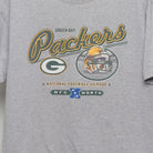 Close-up of the main graphic on the Vintage 2000s Green Bay Packers NFL Graphic Tee L