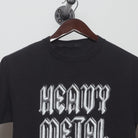 Close-up of the collar and tag on the Vintage 2000s Heavy Metal Graphic T-Shirt M