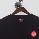 Close-up of the collar and tag on the Vintage 2000s Jack's "All About The South" T-Shirt - L