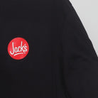 Close-up of the single stitch sleeve on the Vintage 2000s Jack's "All About The South" T-Shirt - L
