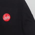 Close-up of the single stitch sleeve on the Vintage 2000s Jack's "All About The South" T-Shirt - L
