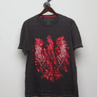 Front view of Vintage 2000s Marc Ecko Foil Eagle T-Shirt XL