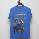 Front view of Vintage 2000s Marvel Comics "Captain America #100 Comic Cover" T-Shirt - L