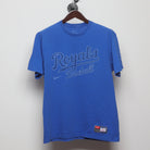 Front view of Vintage 2000s Nike KC Royals Team Graphic T-Shirt L