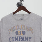 Close-up of the collar and tag on the Vintage 2000s Polo Jeans Co. Logo Graphic T-Shirt XL
