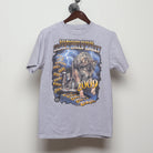 Front view of Vintage 2000s Sturgis Wolf Biker Rally T-Shirt M