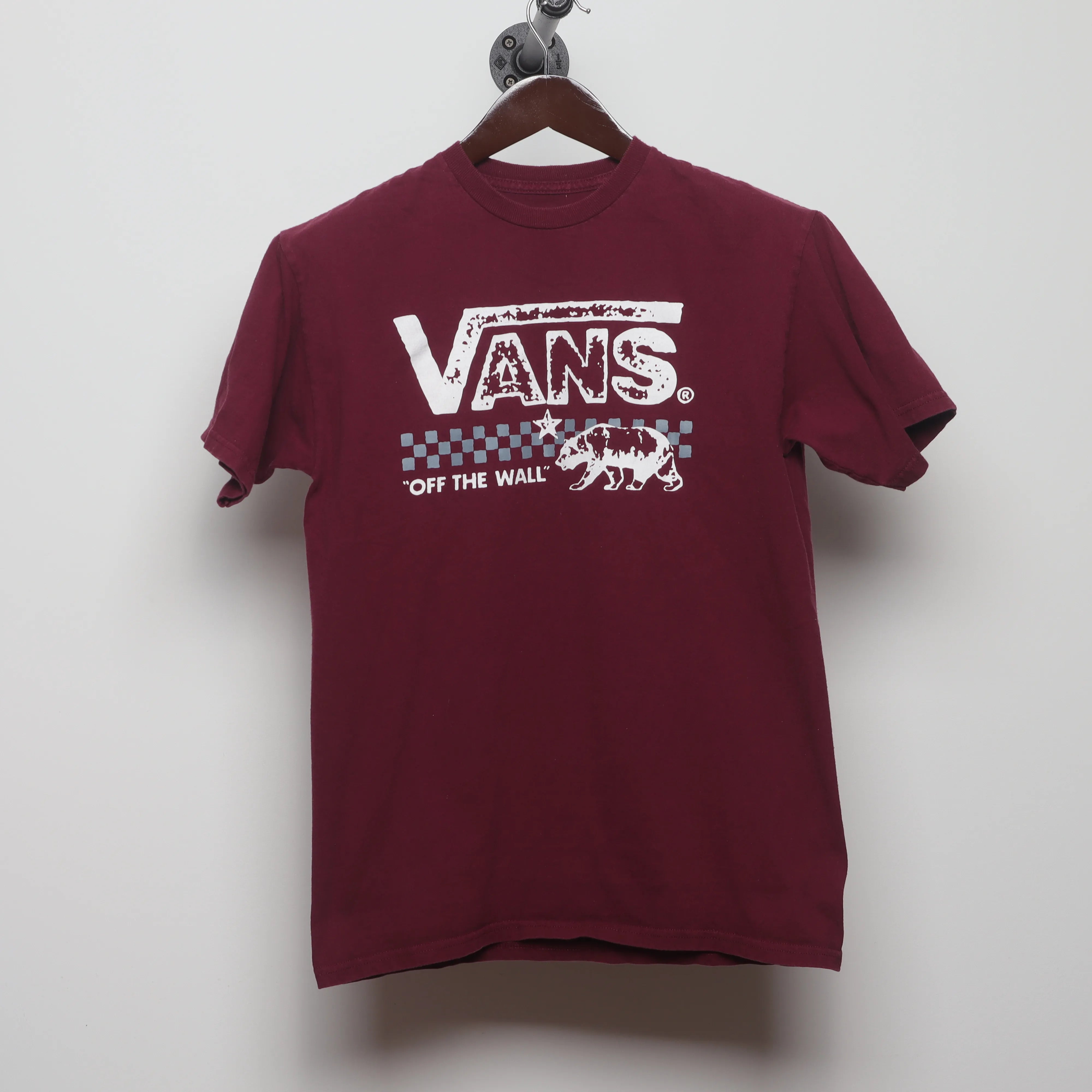 Front view of Vintage 2000s Vans California Bear Graphic T-Shirt M