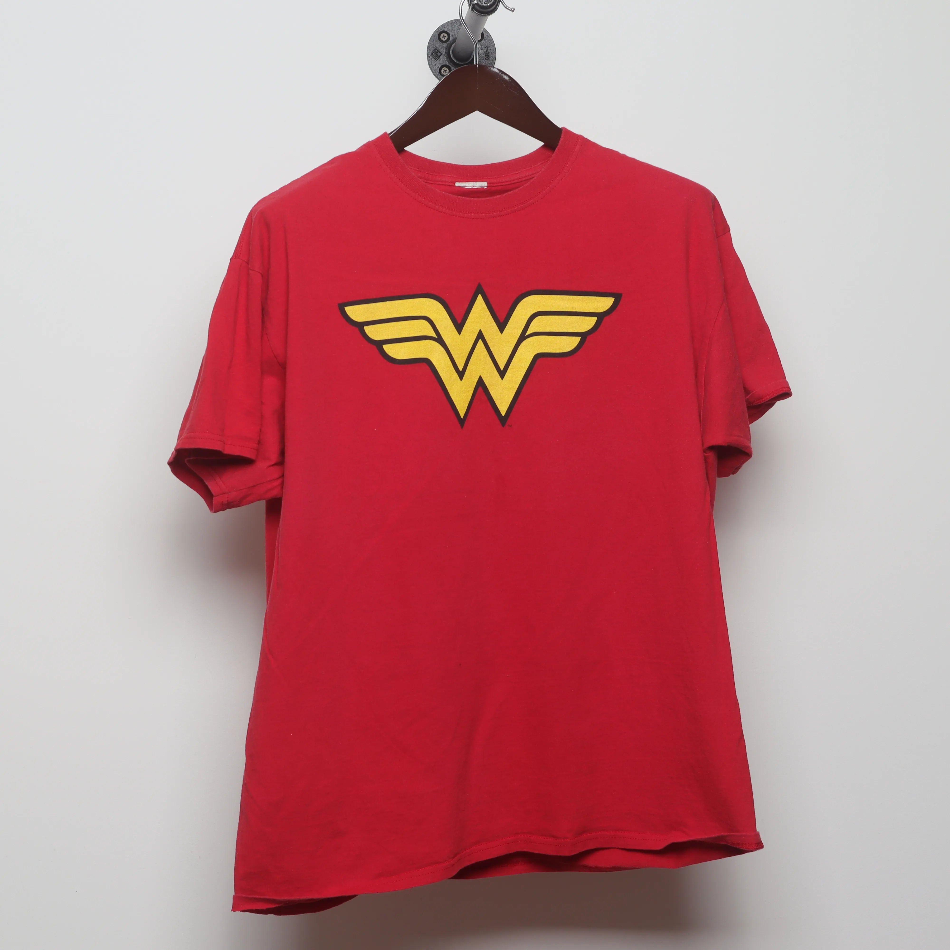 Front view of Vintage 2000s Wonder Woman Classic Logo T-Shirt L