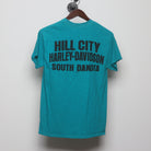 Back view of Vintage 1980s Harley-Davidson "World Famous Motorcycles" T-Shirt - S
