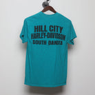 Back view of Vintage 1980s Harley-Davidson "World Famous Motorcycles" T-Shirt - S