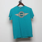 Front view of Vintage 1980s Harley-Davidson "World Famous Motorcycles" T-Shirt - S