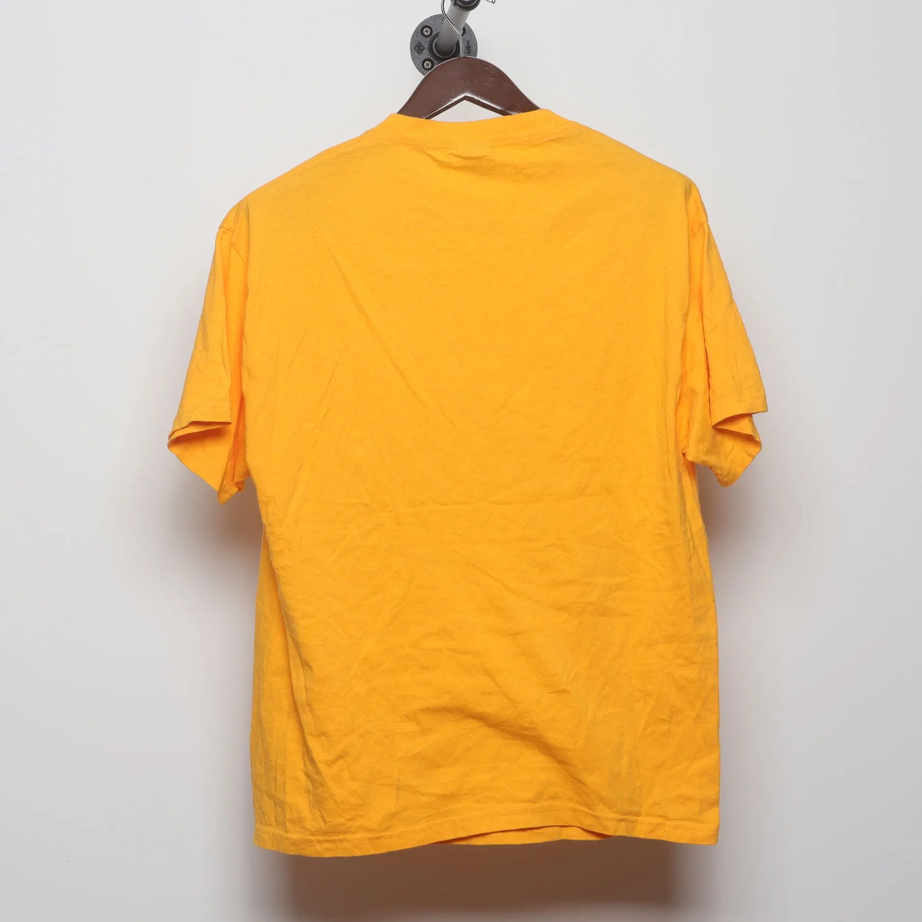 Front view of Vintage Y2K Meineke Car Care Bowl "West Virginia Mountaineers" T-Shirt - L