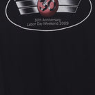 Close-up of the main graphic on the Vintage 2000s Detroit International Jazz Festival "30th Anniversary" T-Shirt - M