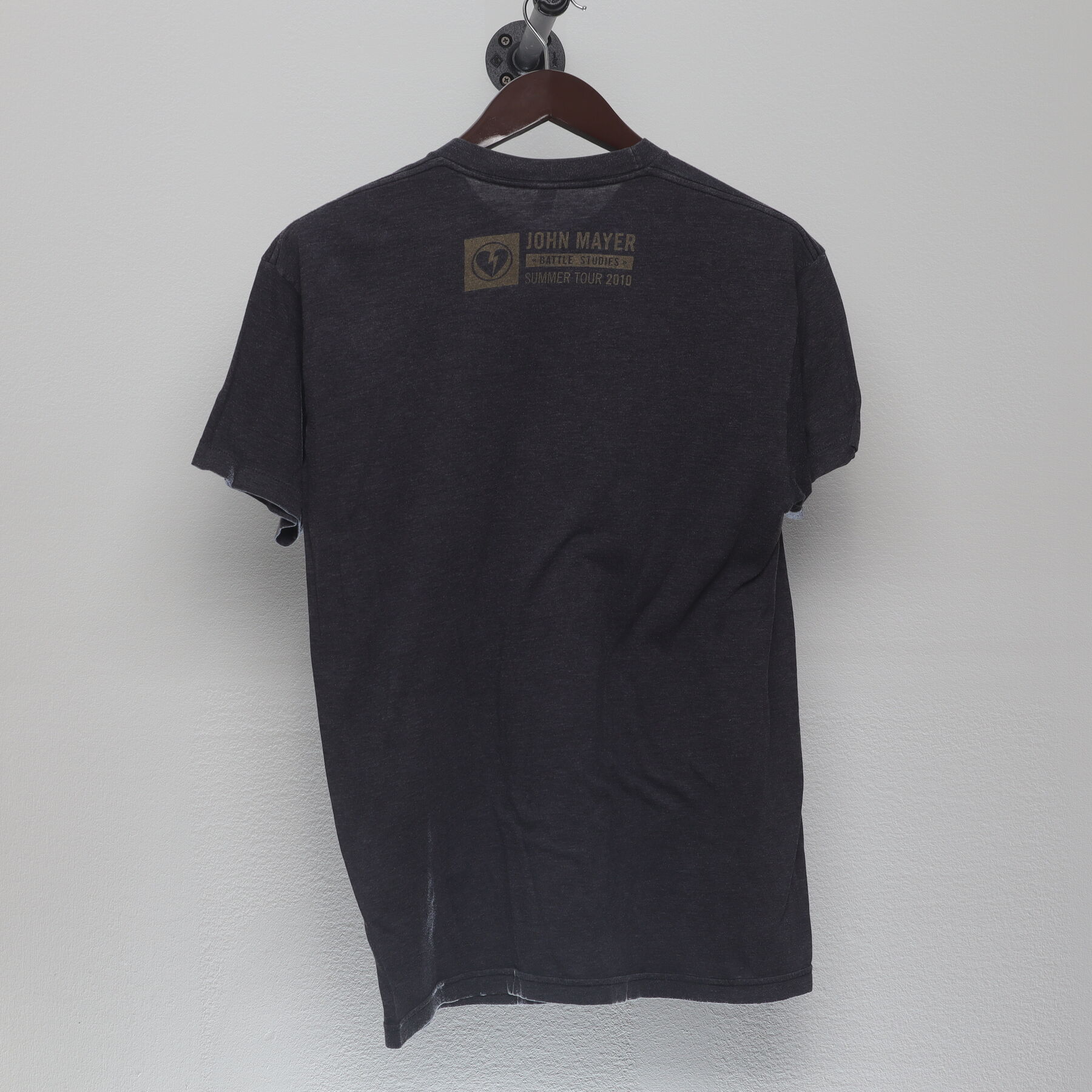Back view of Vintage 2010s John Mayer "Battle Studies Summer Tour" T-Shirt - M