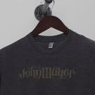 Close-up of the collar and tag on the Vintage 2010s John Mayer "Battle Studies Summer Tour" T-Shirt - M